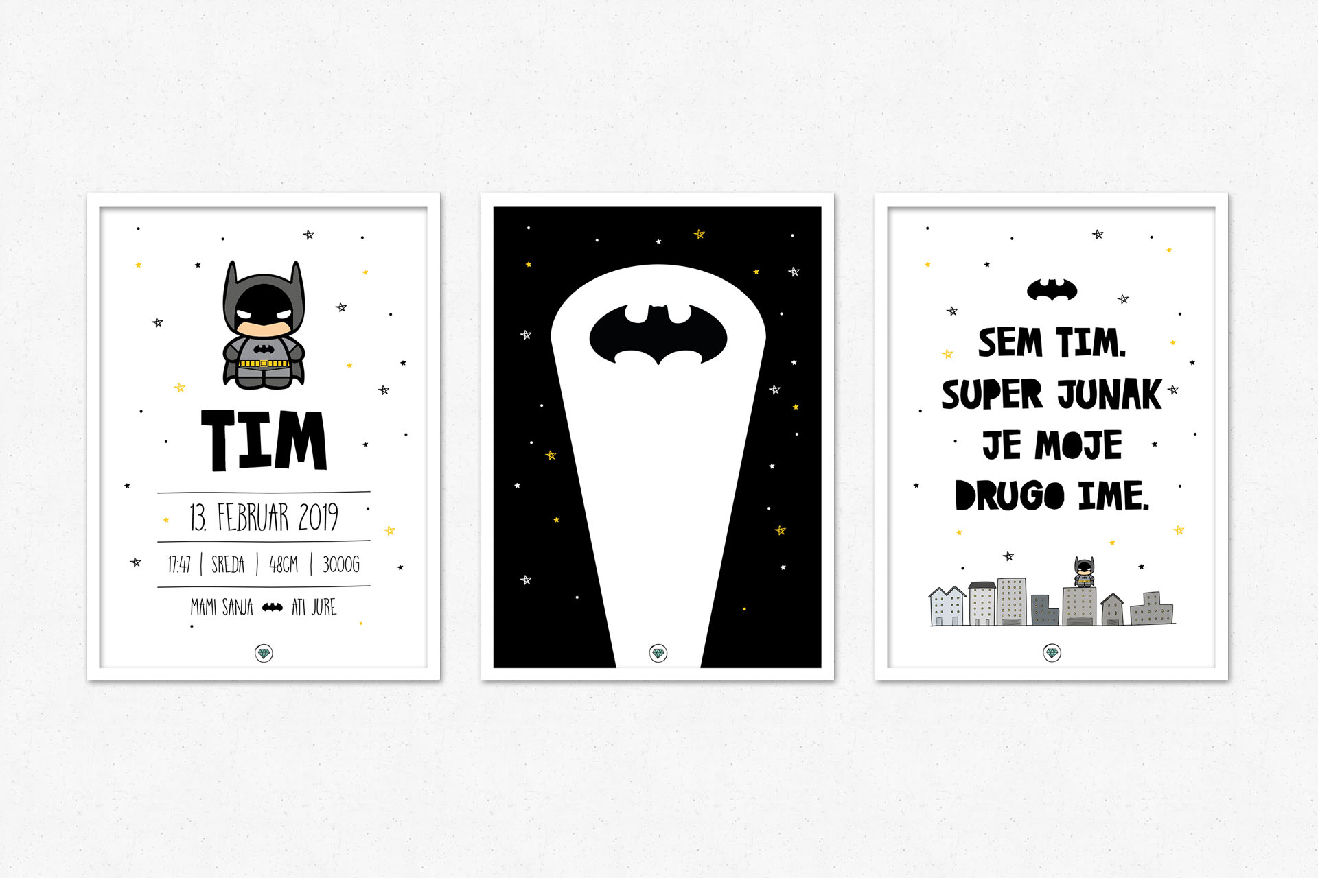 Super junak Batman – superšik trojček